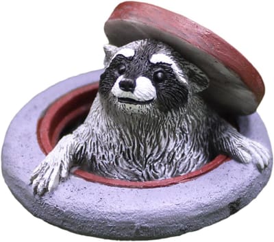 Ratwlad Raton Patio Cover Decoration Garden Statues Resin Animal Art Decoration