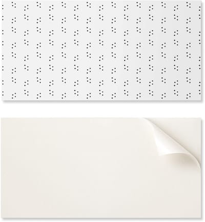 Zelfklevend vinylpaneel - Bedrukte decoratie 100x50 cm, regelmatig stippenpatroon