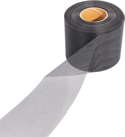 VentiStrip Volieregaas - 30 m x 15 cm - Muizengaas rvs - Rattengaas - Weringsgaas - Stootvoegrooster Gaas