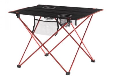 Atom Campingtafel 56x40x41cm | Opvouwbaar | Rood