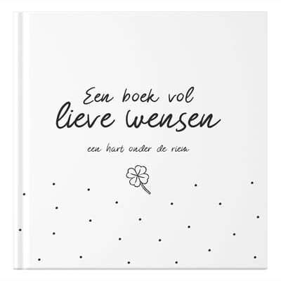 Fyllbooks - Cadeauboek Invulboek - Beterschap Cadeau - Herinneringsboek - Hart onder de Riem - Geschikt voor 30 Personen