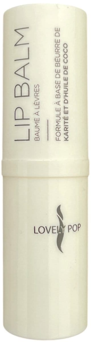 Lovely Pop Cosmetics - Lip Balm - Lipverzorging - Lippenbalsem - Hydrateert - Verzachtend effect op de lippen - Sheaboter - Kokosolie - Kokos - 3,5 Gram - 1 Stuks