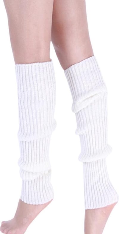 Scoby - Beenwarmers - 1 Paar - Perfect voor Carnaval Outfit - Festive Leg Warmers - Wit
