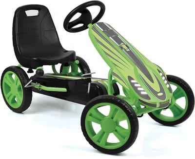 JCP® Skelter - Tot 50 kg - Skelter 6 tot 12 Jaar - Skelter 4 Jaar - Groen - 107cm x 51cm x 59cm