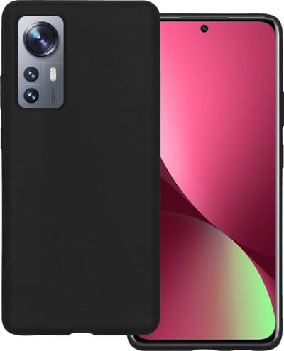 Hoesje Geschikt voor Xiaomi 12X - Sterk & Shockproof - Hoes Cover - Siliconen Case - Zwart