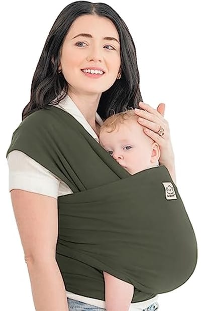 Ademend Baby Draagzak - Geschikt voor Pasgeborenen en Peuters, Handfree Wrap voor Comfortabele Dragen