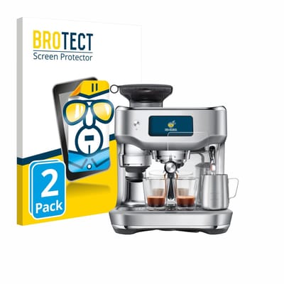 BROTECT - Screenprotector voor Sage the Oracle Dual Boiler - Folie Beschermfolie transparant 2 Stuks