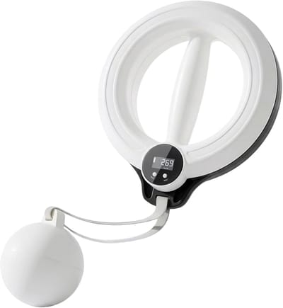 Arm Trainer - Fitness Apparaat - Thuistraining - Met Calorie Teller - 30 x 16 x 10 cm - Wit