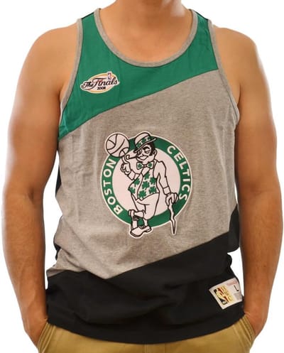NBA Tanktop Boston Celtics Kleurblokken - Comfortabel Basketbal Shirt