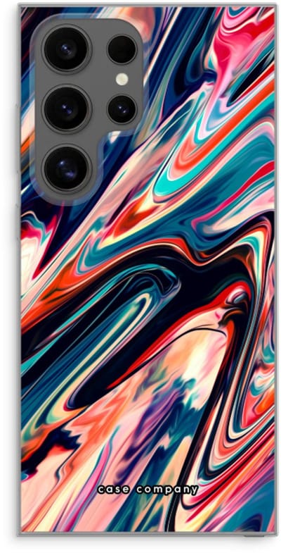 Case Company® - Hoesje geschikt voor Samsung Galaxy S24 Ultra hoesje - Quantum Being - Soft Cover Telefoonhoesje - Bescherming aan alle Kanten en Schermrand