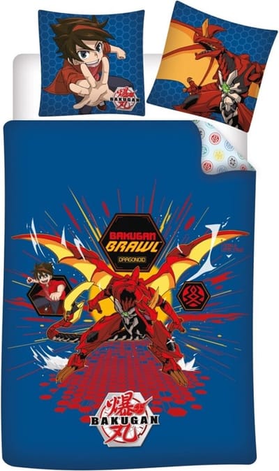 Bakugan Dekbedovertrek Brawl - Eenpersoons - 140 x 200 cm - Polyester