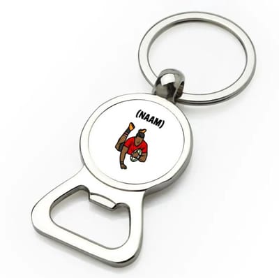 Akyol - rugby met eigen naam flesopener - Rugby - rugbyer - sport - 9 bij 3 cm