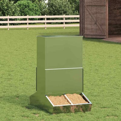 vidaXL - Varkensvoeder - Zilver - 82 - x - 51 - x - 91,5 - cm - 20 - kg - Gegevens - staal