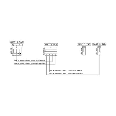 AEG kabel, afvoerpomp, aqua-control, PCB,J31,1550+1270mm 140026598122