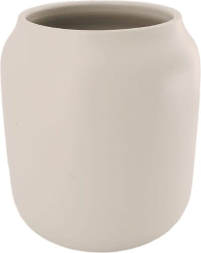 Terracotta Bloempot Crème 22x22x24cm