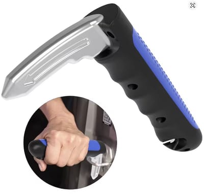 medj-Multifunctionele 2-in-1 In- en uitstaphulp voor de auto - Uitstaphulp - Instaphulp - Handgreep - Noodhamer – Universeel Autoaccessoire