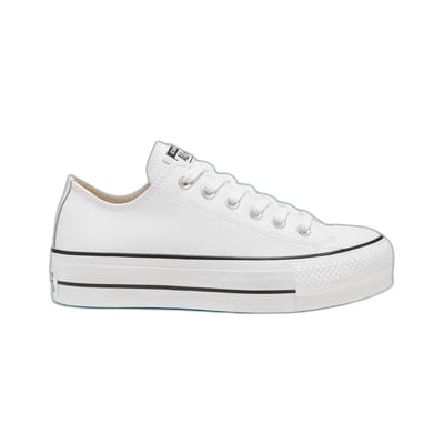 Converse Chuck Taylor All Star Lift Ox Lage sneakers - Leren Sneaker - Dames - Wit