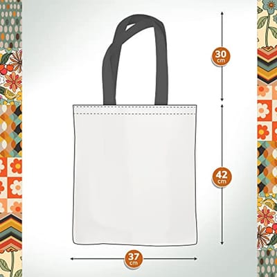 Esthetische Tote Bag met Ritssluiting en Binnenzak voor Dames - Canvas Schoudertas voor Dagelijks Gebruik