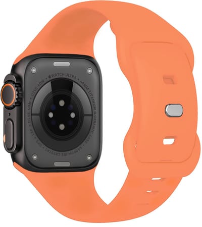 Bandje Geschikt voor Apple Watch Ultra 1, 2, 3 (49 mm) Bandje Siliconen Horloge Band Verstelbaar - Smartwatch Bandje Siliconen - Calendula