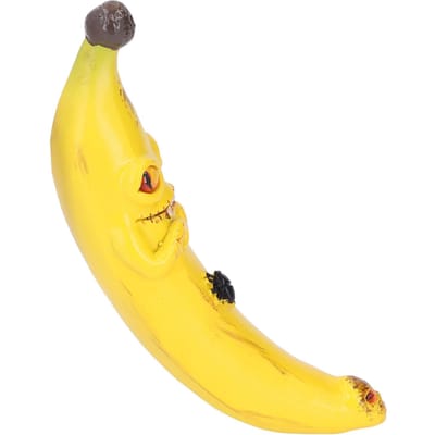 Banaanbeeldje Hars Spookachtig Verfijnd Banaanornament Decoratie voor Keukens Bureaus Portieken yellow