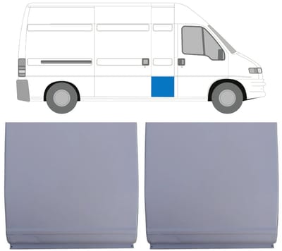 Reparatiepaneel set voor Peugeot Boxer 1994-2006 / Links = Rechts (symmetrisch)