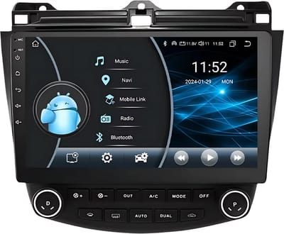 Autoradio met bluetooth - Carplay - Voor Honda Accord 7 (2003-2007) - Geschikt voor Apple en Android - Stereo - Navigatie - Navigatiesysteem auto - 2GB 32GB