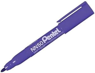 Viltstift pentel nn50 rond 1.5-3mm blauw - 12 stuks