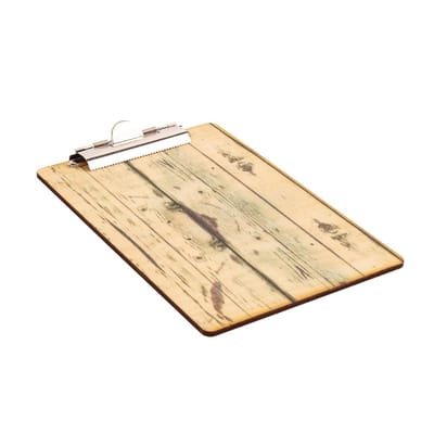 Olympia menu klembord met hout-effect A4