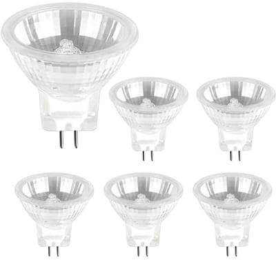Dimbare MR11 Halogeenlamp 10W GU4 - Warmwit 2700K - 150lm - 6 Stuks
