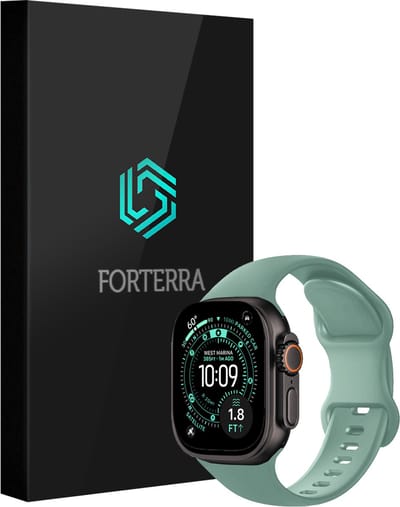 Smartwatchbandje Geschikt voor Apple Watch Ultra 1, 2, 3 (49 mm) - Verstelbaar Siliconen Bandje - Cactus