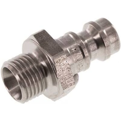 RVS DN 5 Luchtkoppeling Insteeknippel G 1/8 inch Buitendraad - CLP5-M-S-018