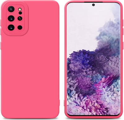 Cadorabo Hoesje geschikt voor Samsung Galaxy S20 PLUS in FLUID ROOD - Beschermhoes gemaakt van flexibel TPU silicone Cover Fluid Case