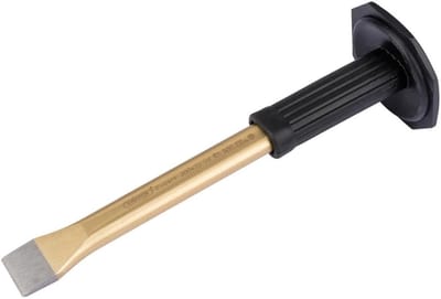 Platte Koude Beitel - Metaalbewerking Gereedschap - Metselwerk Behouwen - Slagvast Handvat - 300 x 32mm - Zilver