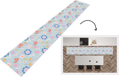 Keukenloper - Loper keuken - Bloemen - Planten - Patroon - 300x50 cm - Keukenloper vinyl