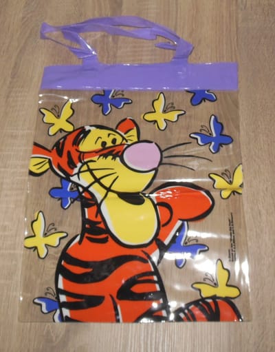 Kindertasje plastic Winnie de Poeh print #2
