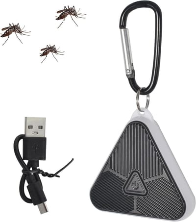 Ultrasonische Ongedierte Verjager - Draagbaar - ongediertebestrijder - Muizenverjager - Insecten Bestrijden - Ultrasone Verjager - Pest Repeller - Muizenverjager - voor buiten/binnenruimtes en ongediertebestrijding voor muggen, spinnen - Zwart