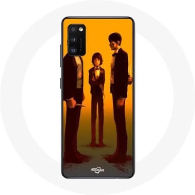 Samsung Galaxy A41 hoesje Inktvis Game Seong Gi hun Cho Sang woo en Kang Sae Byeok aflevering 9