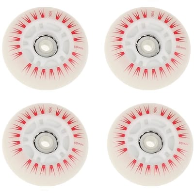 Dailygoods - Set van 4 Inline Rolschaats Wielen met LED Verlichting