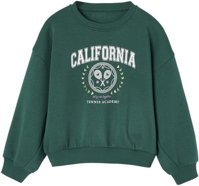 Vertbaudet Oversized sweater sportief voor meisjes
