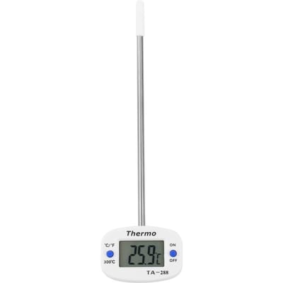 LCD Voedselthermometer Sonde Keuken Koken BBQ Grill Melk Temp Tester white