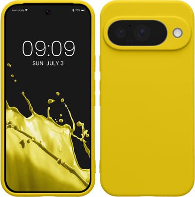 kwmobile telefoonhoesje geschikt voor Google Pixel 10 - Hoesje voor smartphone - Precisie camera uitsnede - In stralend geel