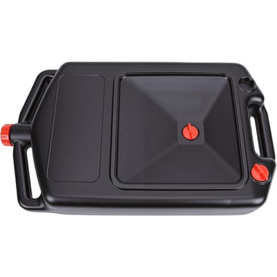 Olieaftapbak 12L Inhoud Multifunctioneel Laag Profiel Ontwerp Automobiele Olieaftapbak met Handvat voor ATV's gray