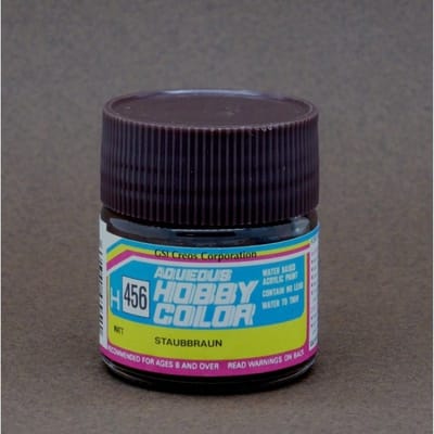 Gunze H-456 - Dust Brown - Mr. Hobby Aqueous Modelbouwverf 10ml
