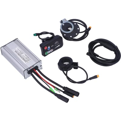 Fiets Lithium Batterij Ombouwset 22A Controller LED 880 Display 1 naar 2 Aansluitkabel Kit gray