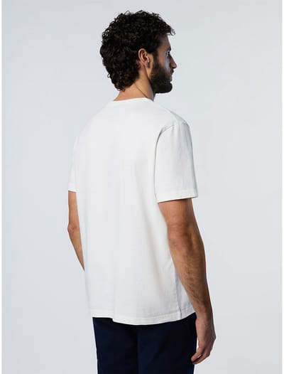 North Sails Print T-shirt Met Korte Mouwen Wit XS Man