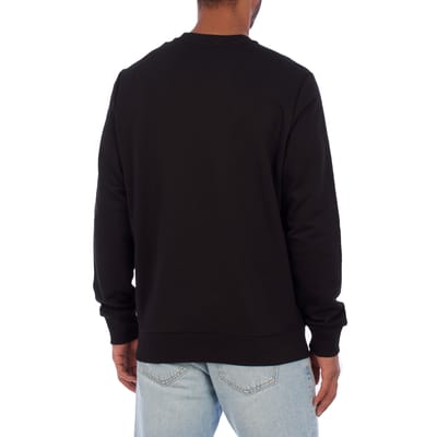 A09755-5RIAJH heren sweatshirt met ronde hals en opdruk