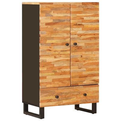 vidaXL - Opberg - Highboard - Bruin - 60 - x - 33 - x - 100 - cm - Massief - Mango - Hout