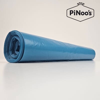 Blauwe Puinzakken 140 Liter | 3 rollen à 10 zakken - Gerecycled LDPE-plastic | T100 | 90x120 cm - Bouwafvalzakken 140L, Sterke puinzakken T100, Extra stevige vuilniszakken 140 liter (090120051100)