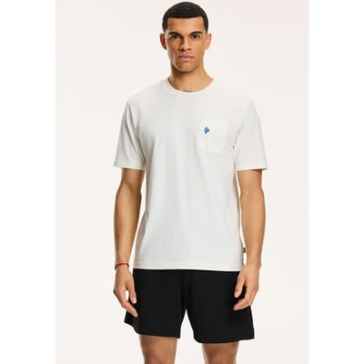 Shiwi Sur La Mer T-shirt Jet Stream White Size: S | Printed T-Shirts Outlet | Heren | Wit
