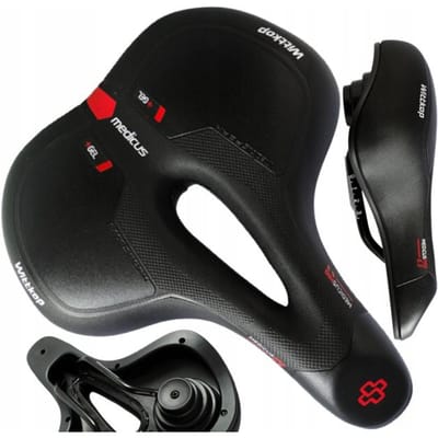 Wittkop Medicus Pro 6.3 Fietszadel - Breed Unisex Zadel - Zwart
